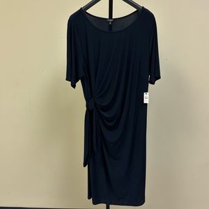 Plus size Talbots navy dress